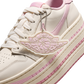Jordan 1 Low Triple Stack Pale Ivory Iced Carmine (Women's)