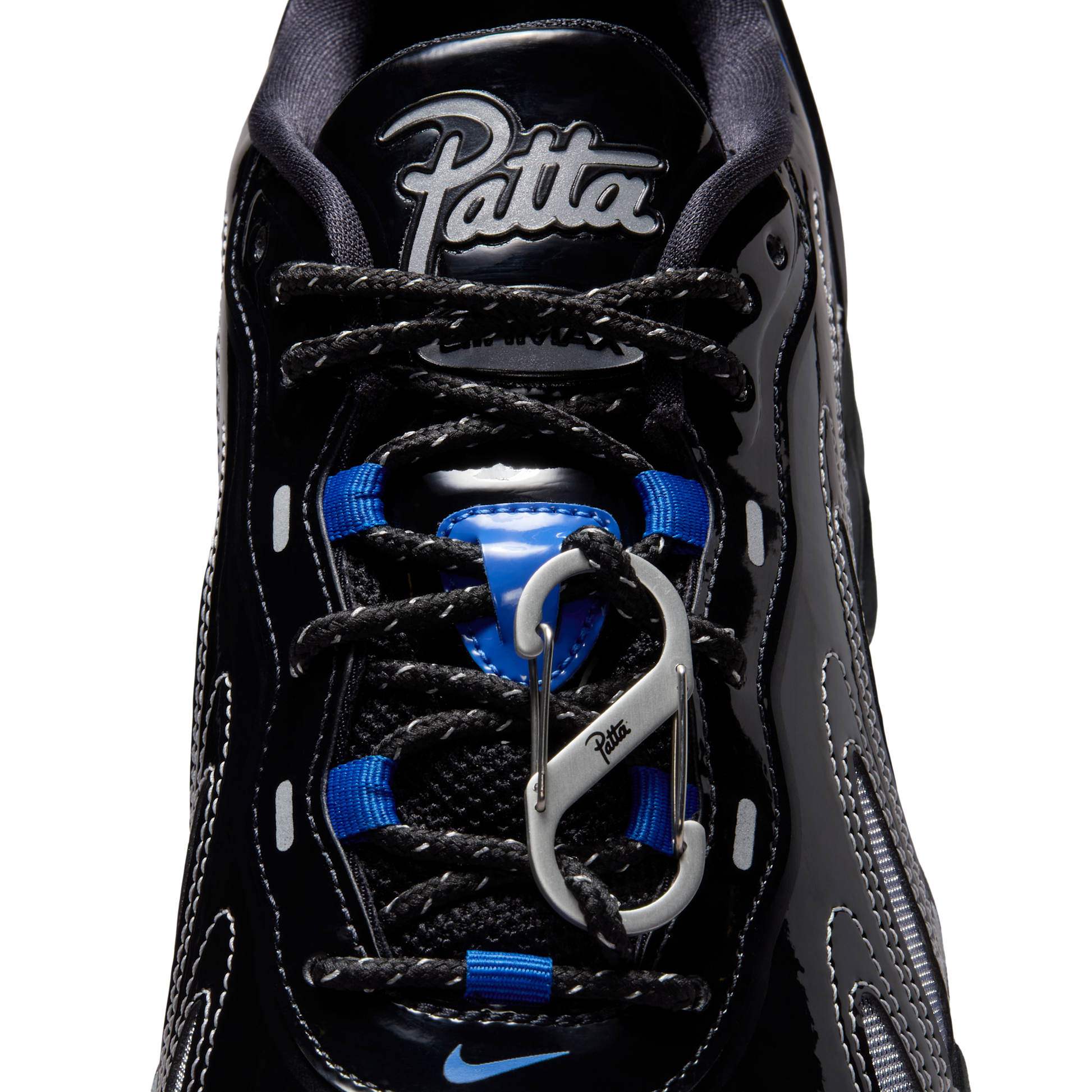 Nike Air Max Dn8 Patta Black Metallic Silver
