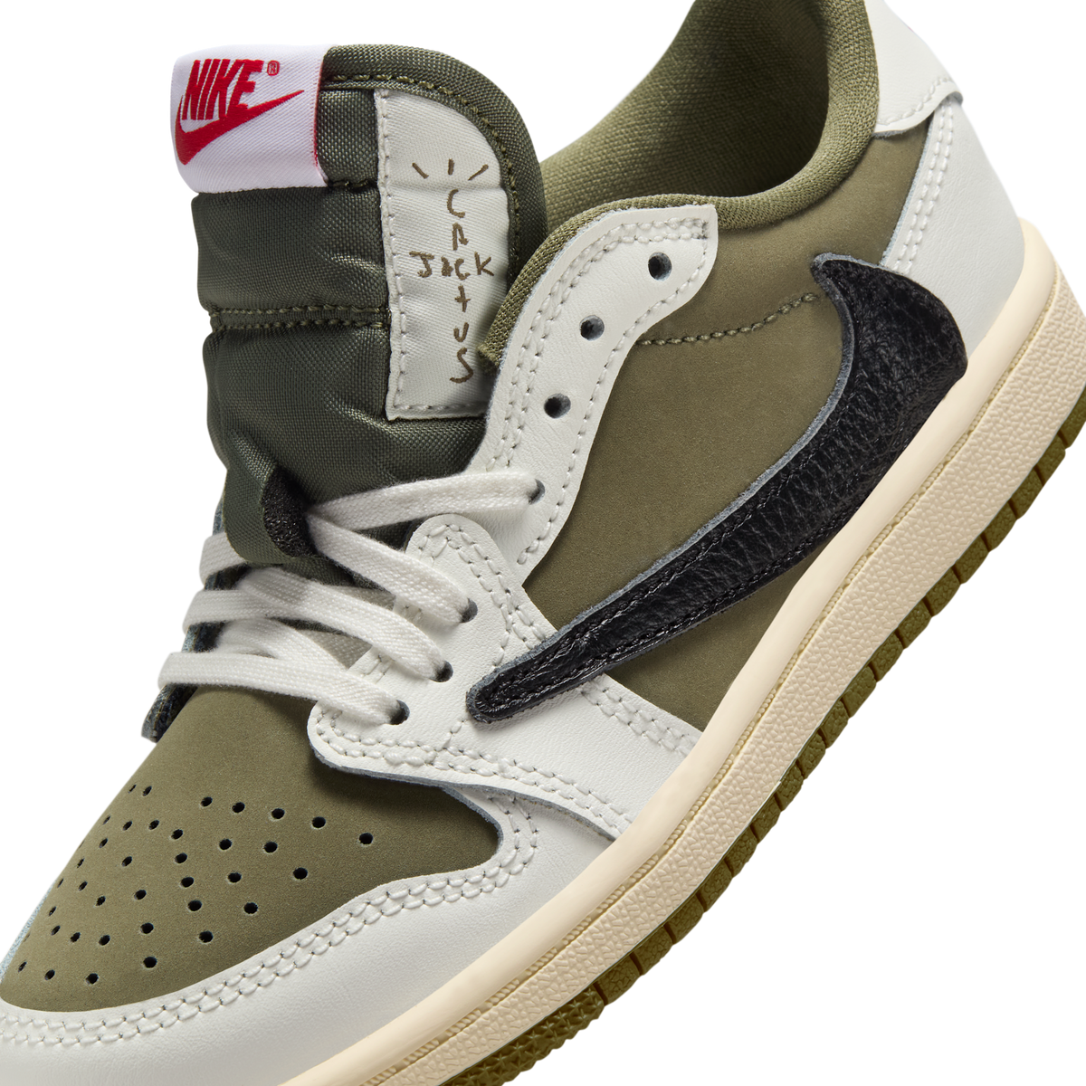 Jordan 1 Retro Low OG SP Travis Scott Medium Olive (PS)