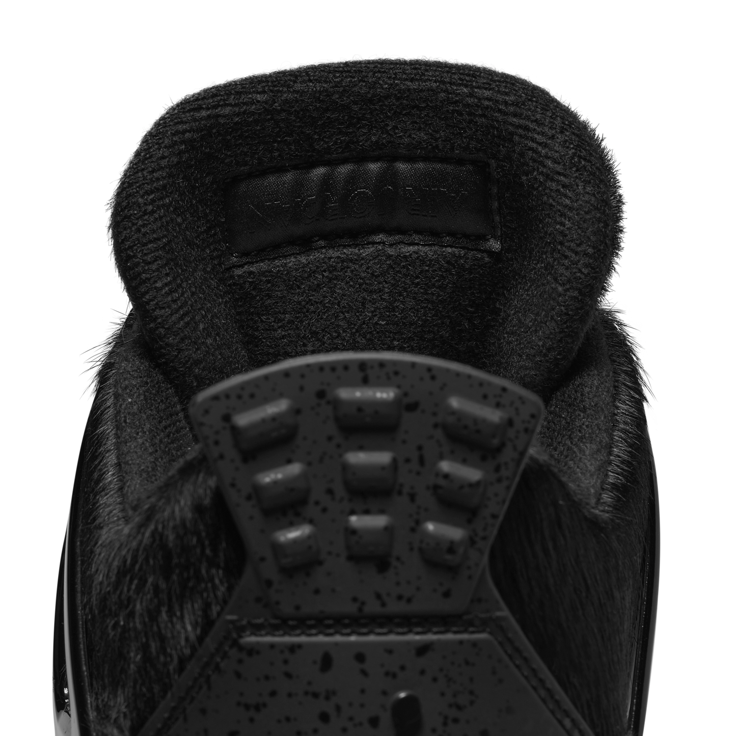 Jordan 4 Retro Golf Black Cat Pony Hair
