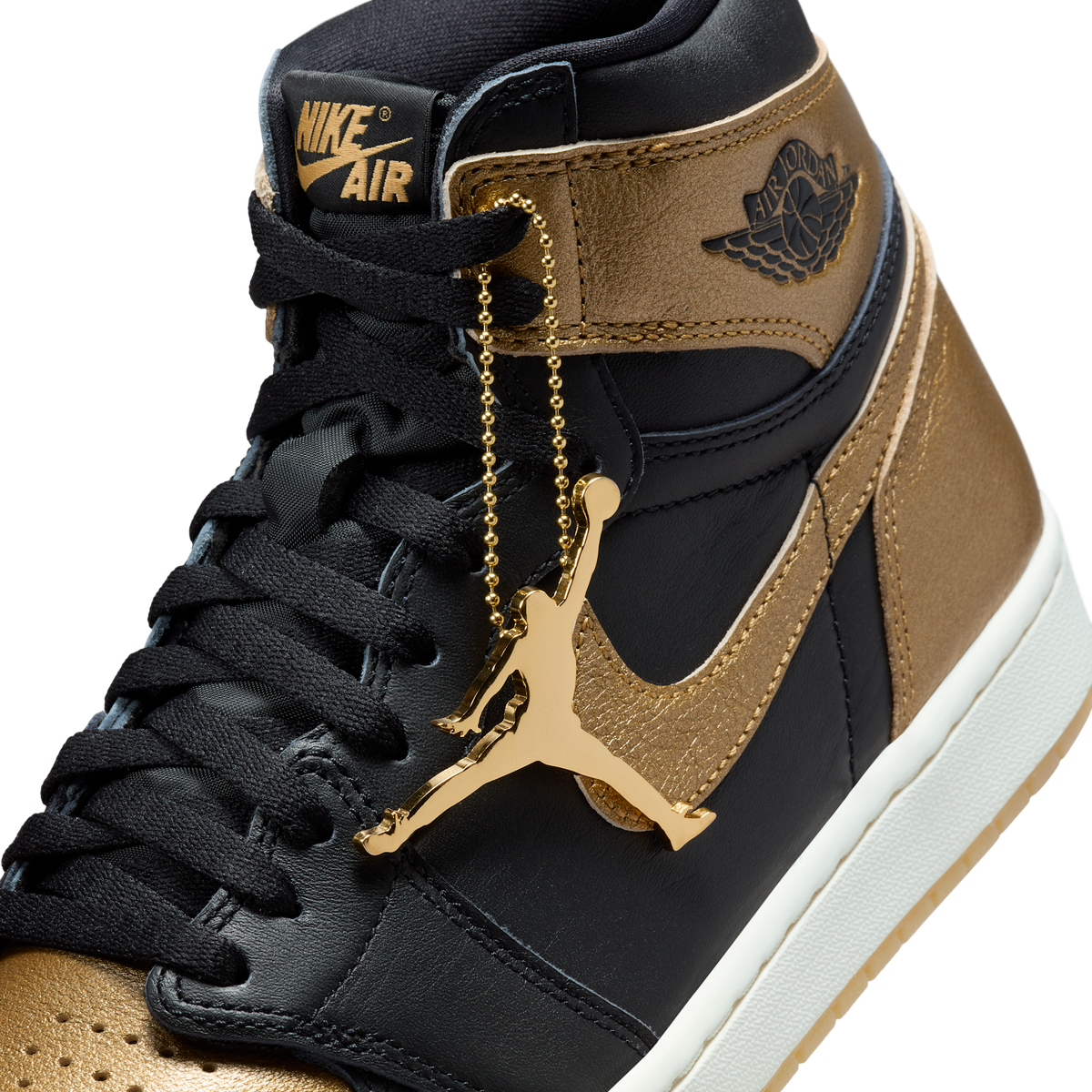 Jordan 1 Retro High OG Black Metallic Gold