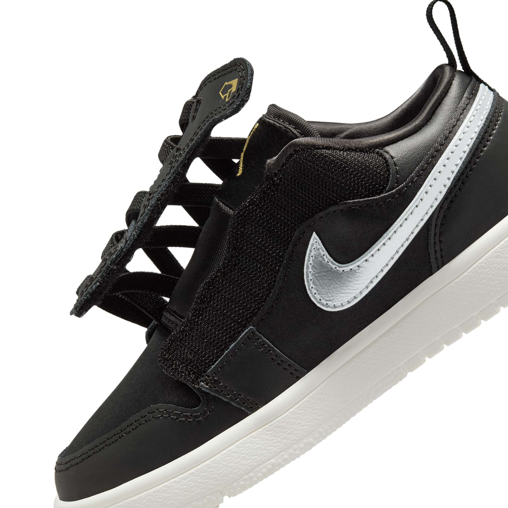Jordan 1 Low Alt SE Black Silver Sail Gold (PS)