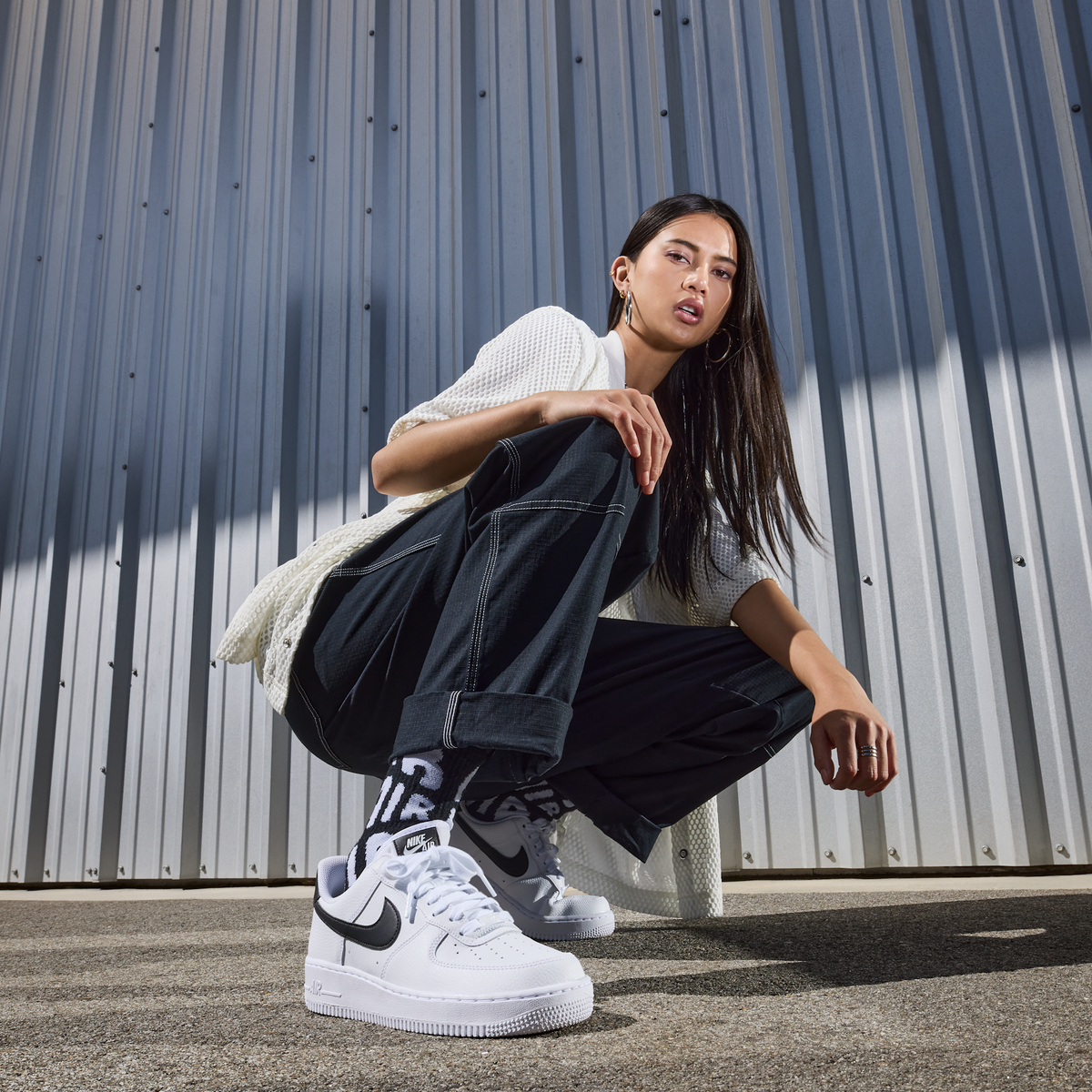 Nike Air Force 1 Low '07 White Black (Women's)