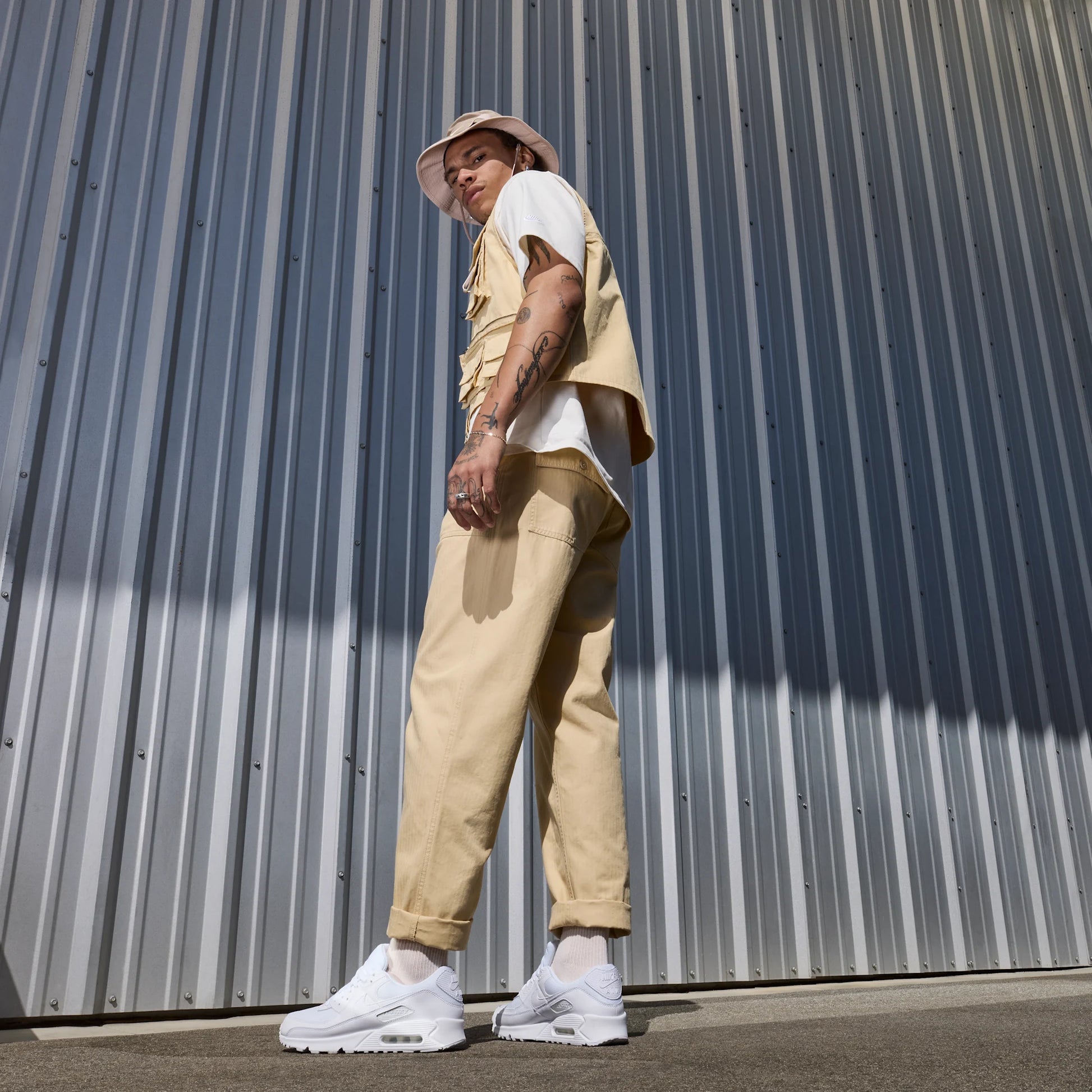 Nike Air Max 90 Recraft Triple White