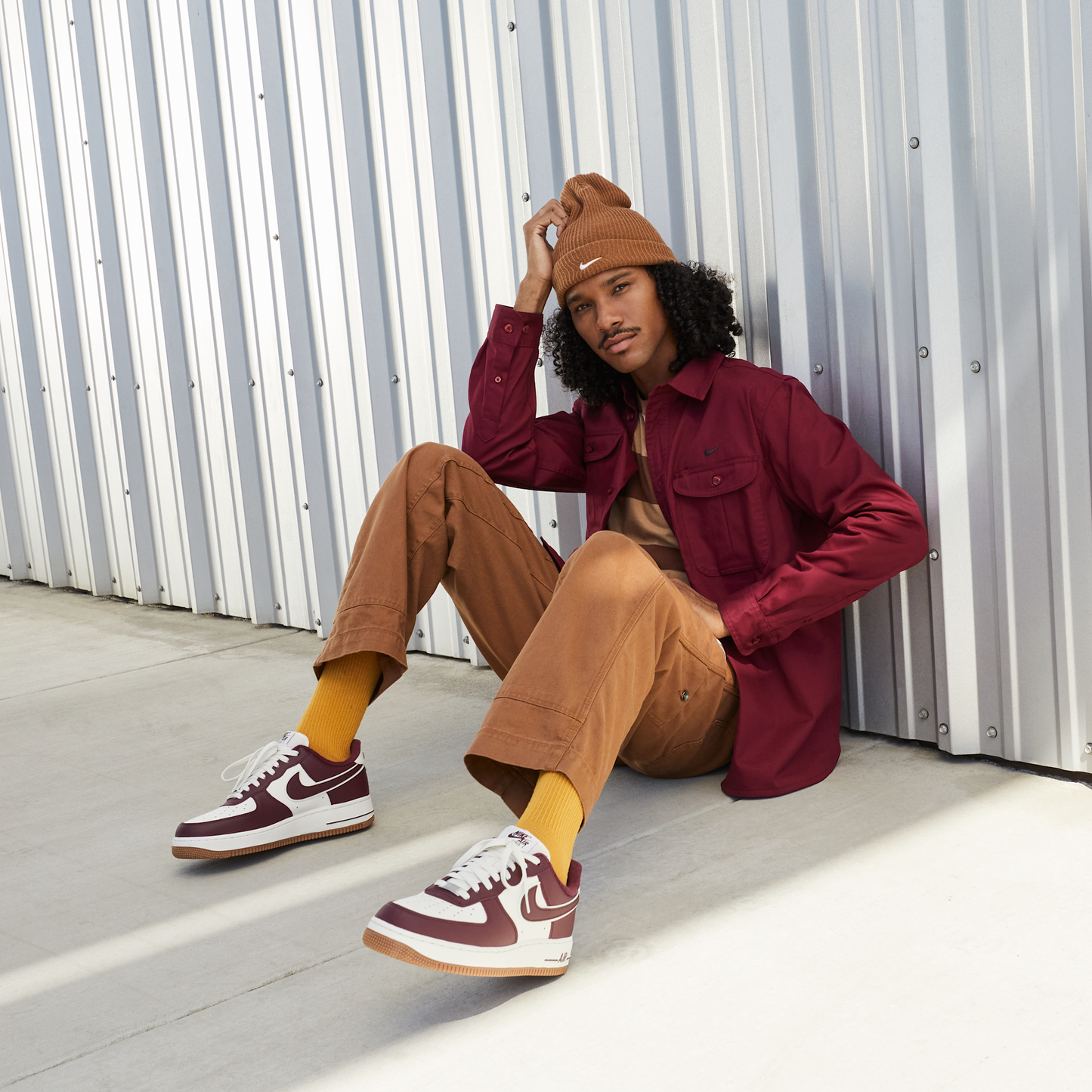 Nike Air Force 1 Low College Pack Night Maroon
