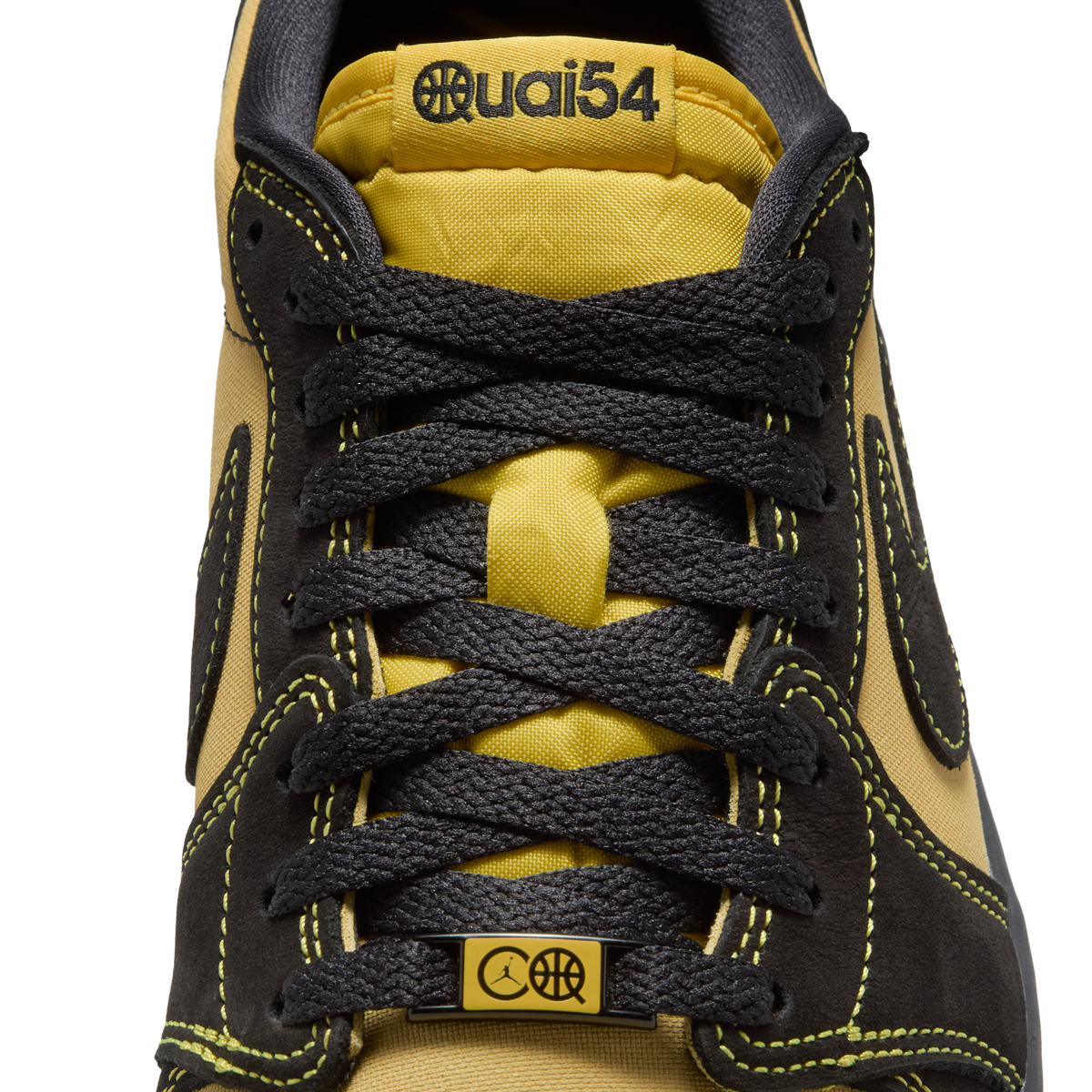 Jordan 1 Retro Low OG Quai 54 Black Tour Yellow Red