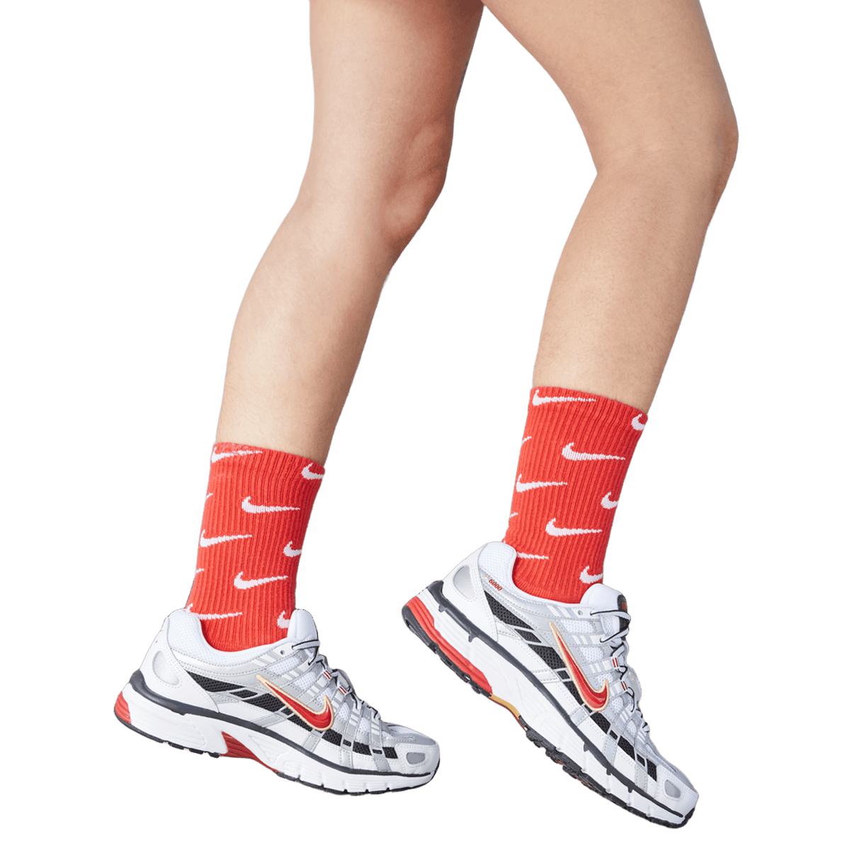 Nike P-6000 White Gold Red (Women's)
