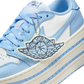 Jordan 1 Low Triple Stack Psychic Blue White (Women's)
