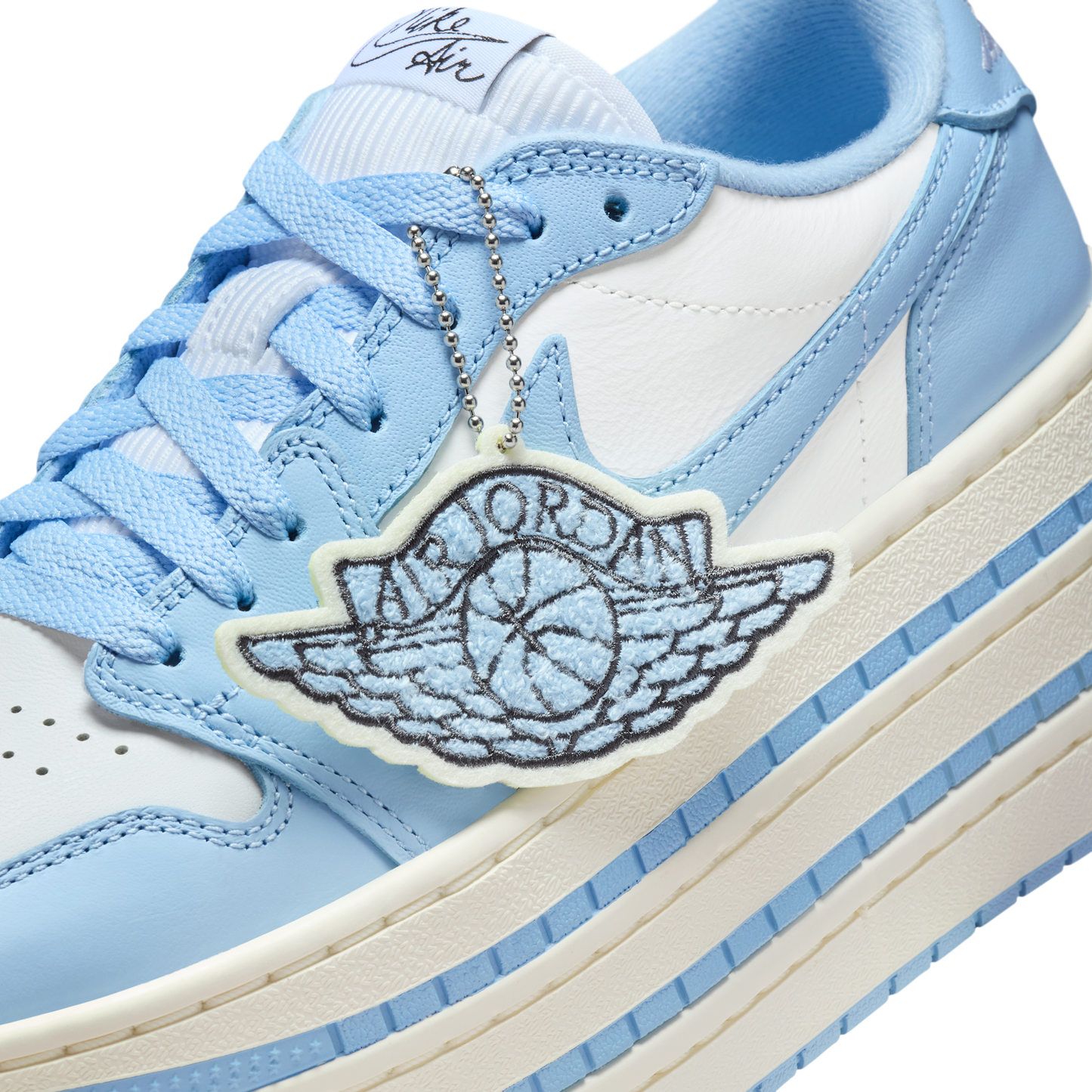 Jordan 1 Low Triple Stack Psychic Blue White (Women's)