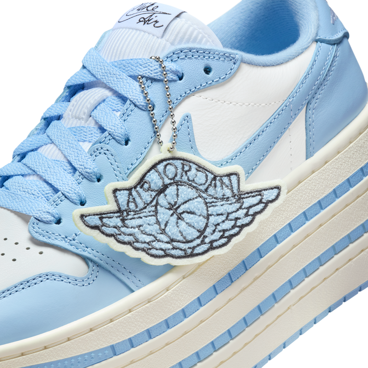 Jordan 1 Low Triple Stack Psychic Blue White (Women's)