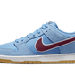 SB Dunk Low Valour Blue Team Maroon