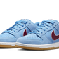 SB Dunk Low Valour Blue Team Maroon