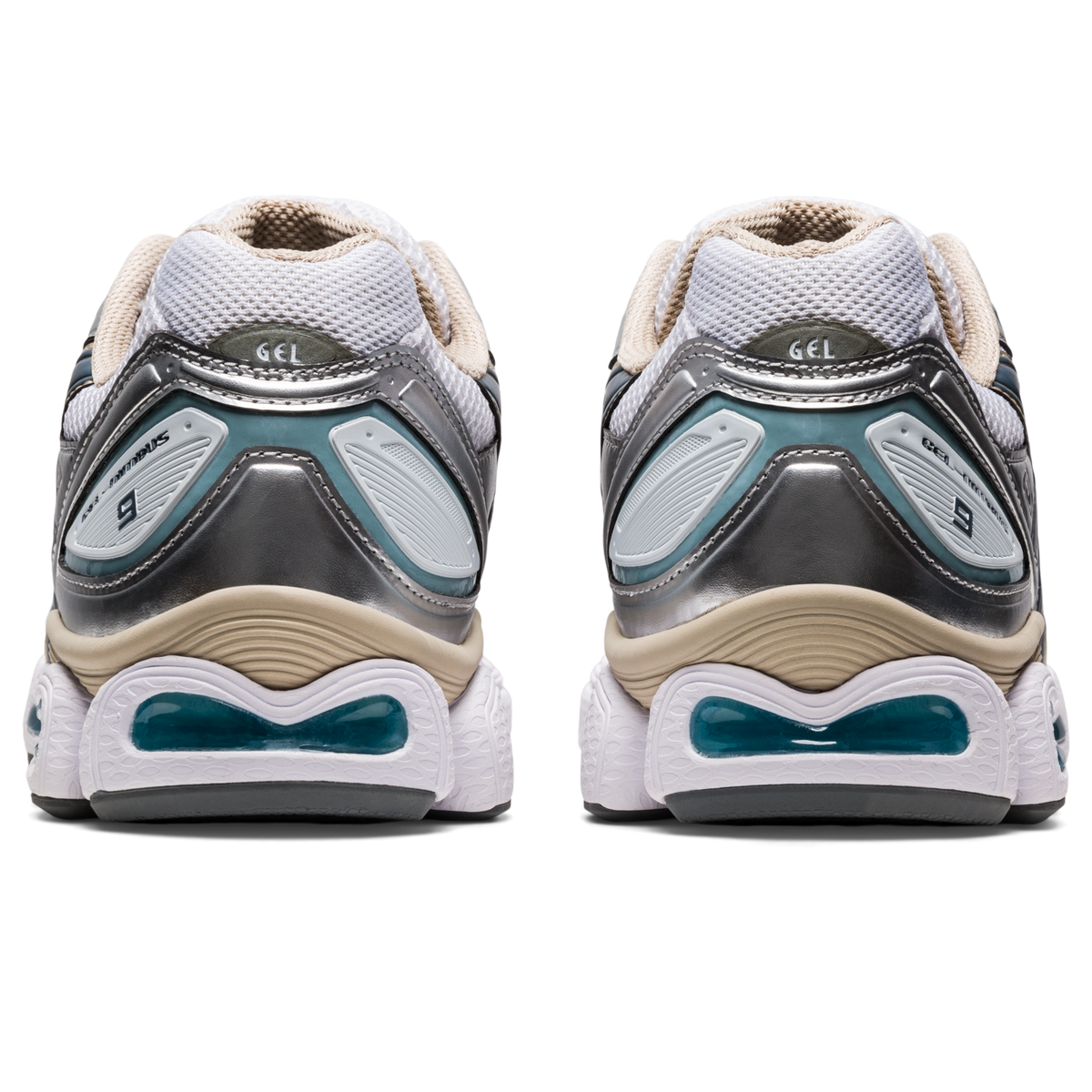 ASICS Gel-Nimbus 9 White Steel Grey
