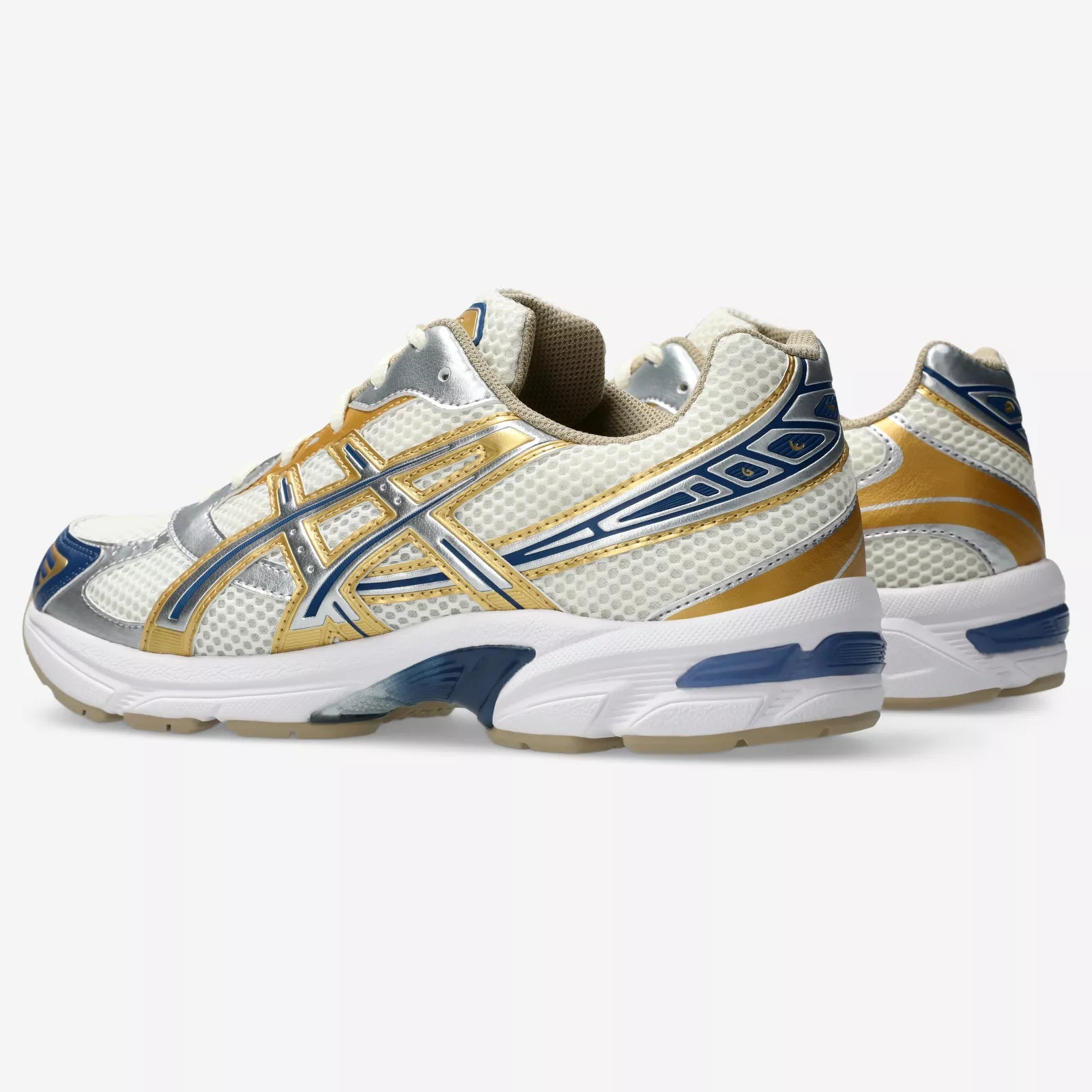 ASICS Gel-1130 Cream Pure Silver Gold Blue