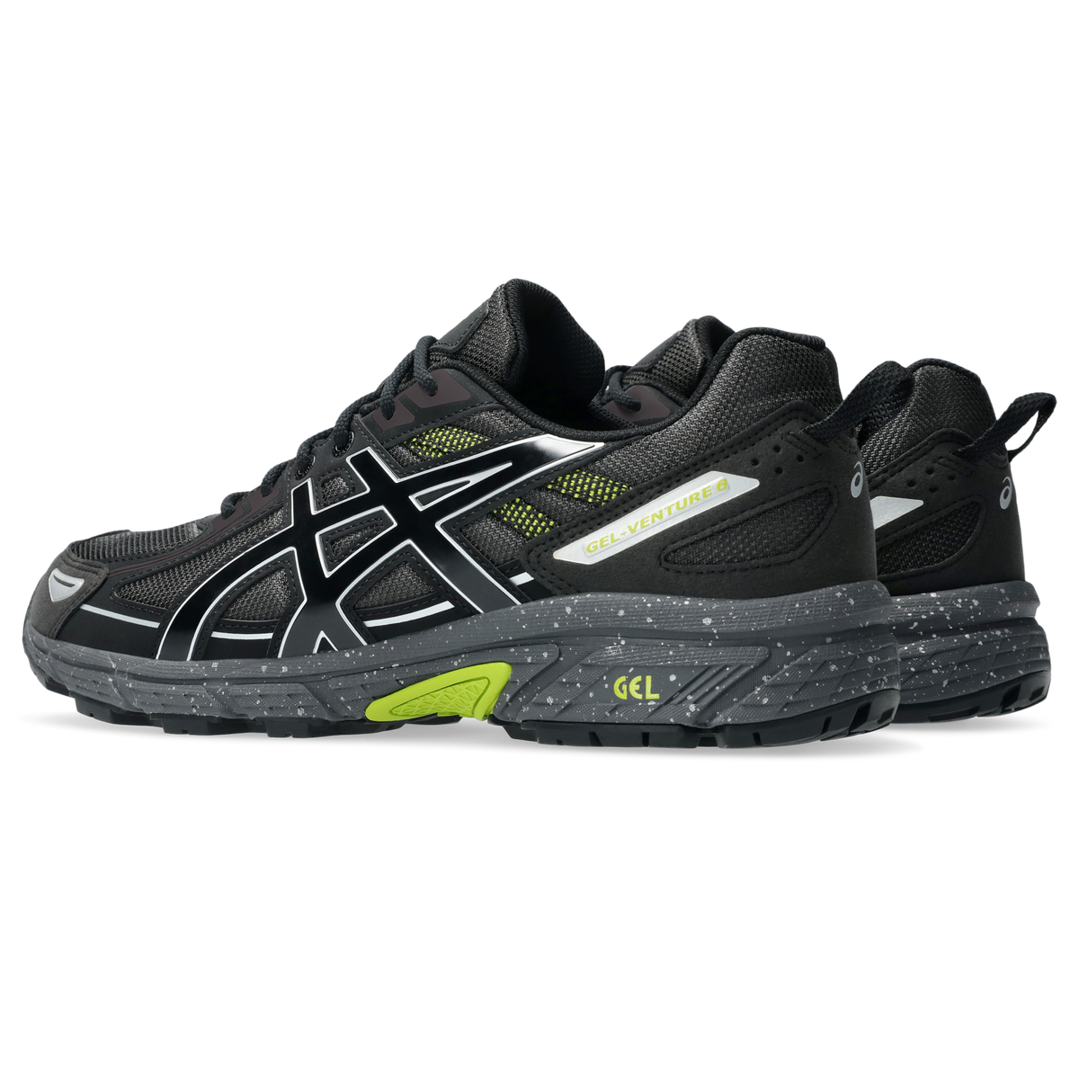 ASICS Gel-Venture 6 Obsidian Grey Black Lime