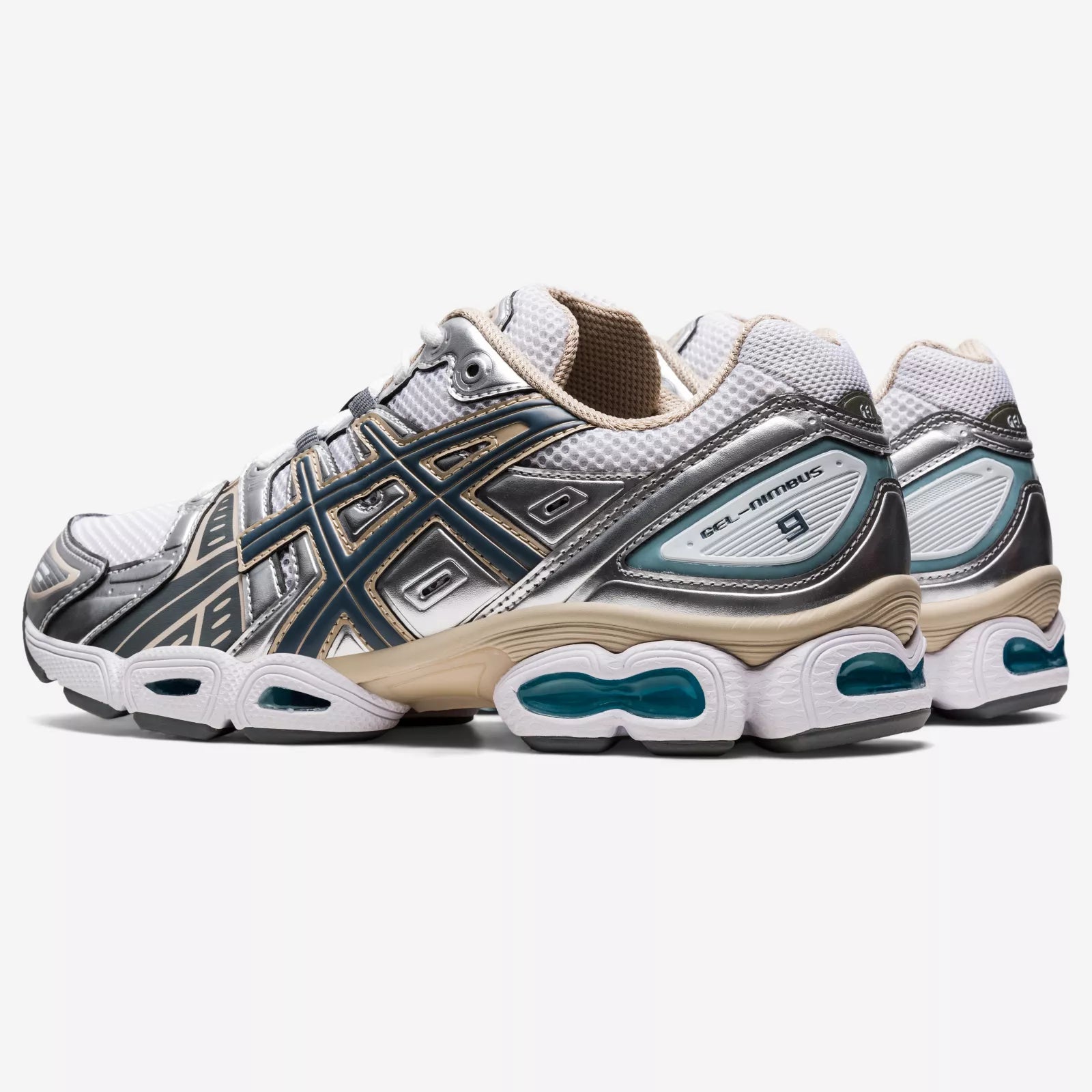 ASICS Gel-Nimbus 9 White Steel Grey