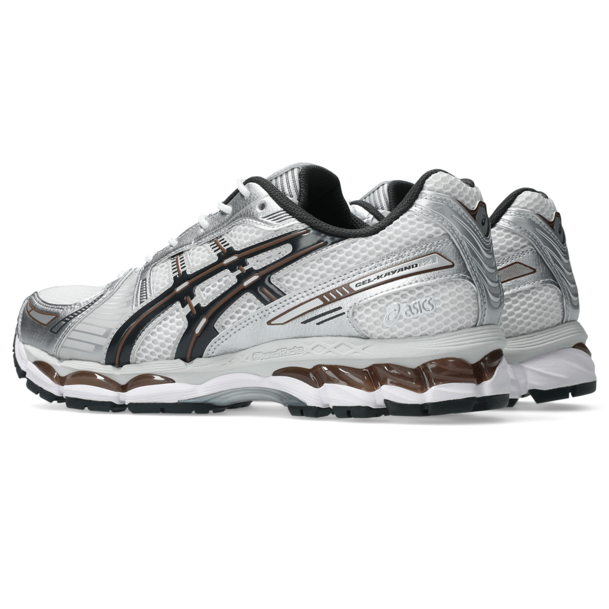 ASICS Gel-Kayano 12.1 White Graphite Grey Brown