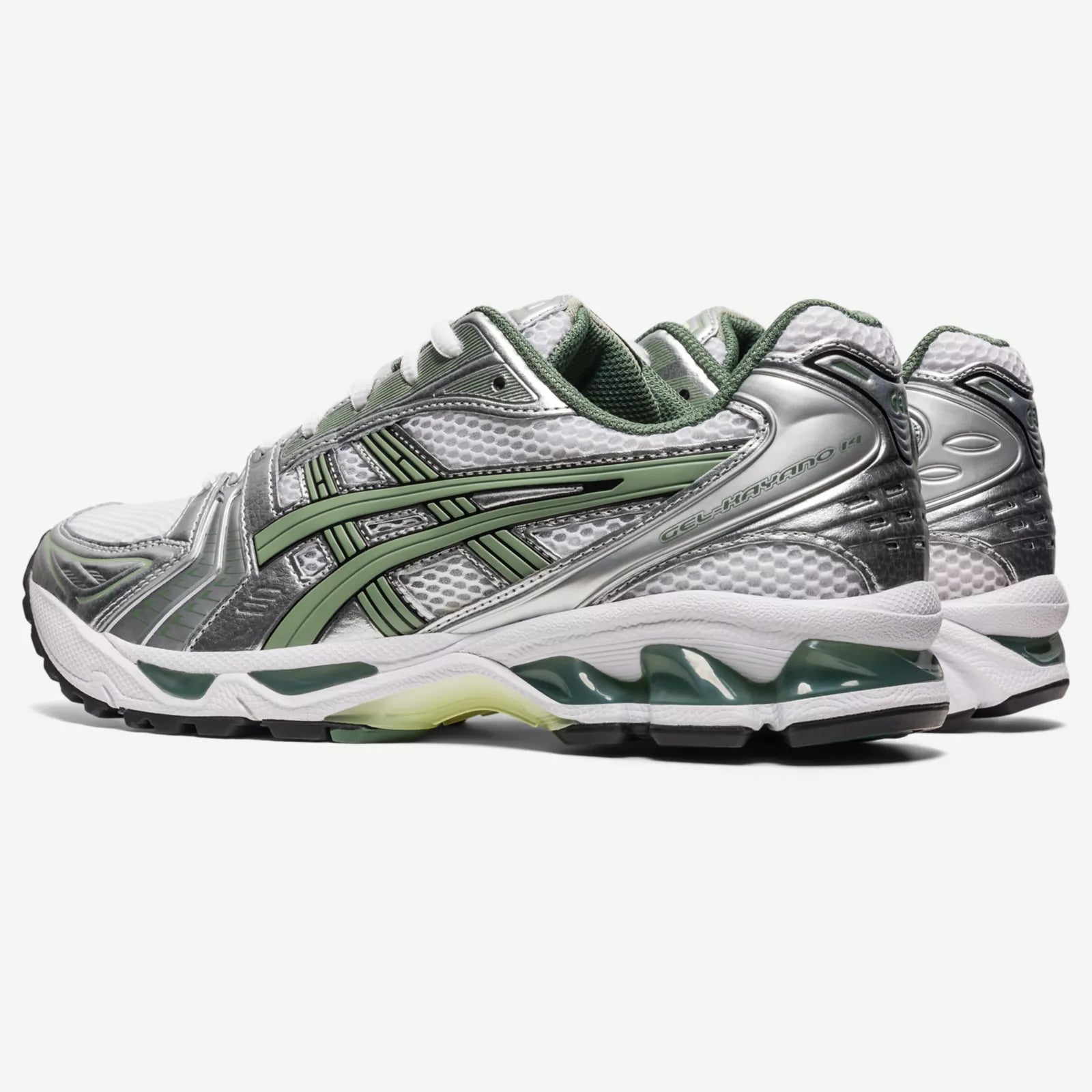 ASICS Gel-Kayano 14 White Pure Silver Slate Grey Sage