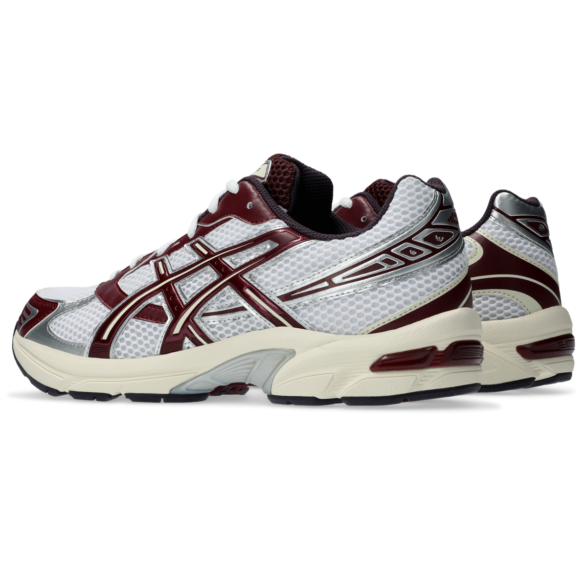 ASICS Gel-1130 White Maroon Banner