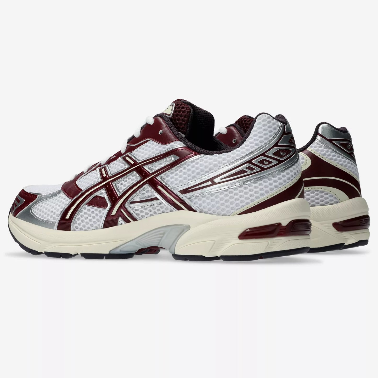 ASICS Gel-1130 White Maroon Banner