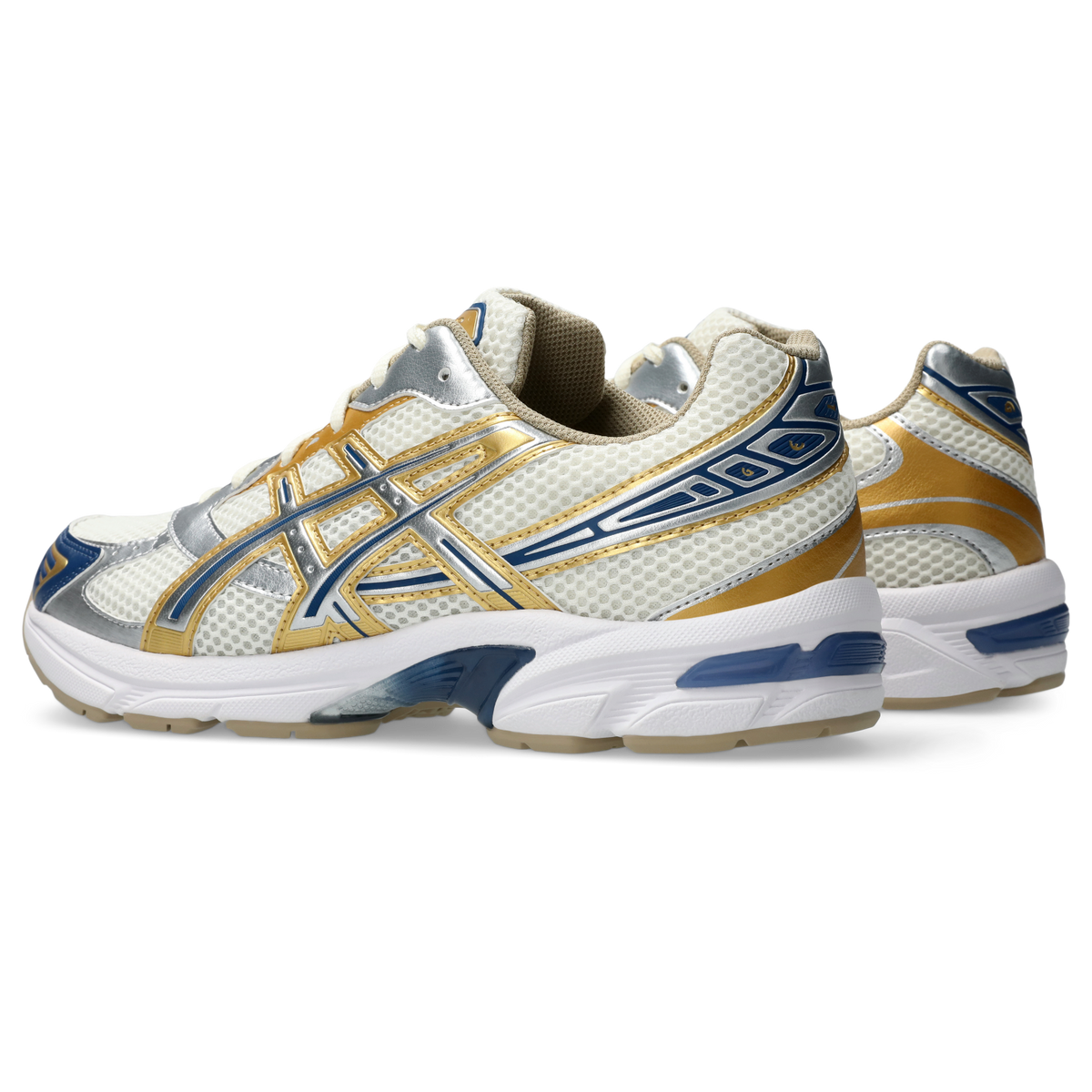 ASICS Gel-1130 Cream Pure Silver Gold Blue