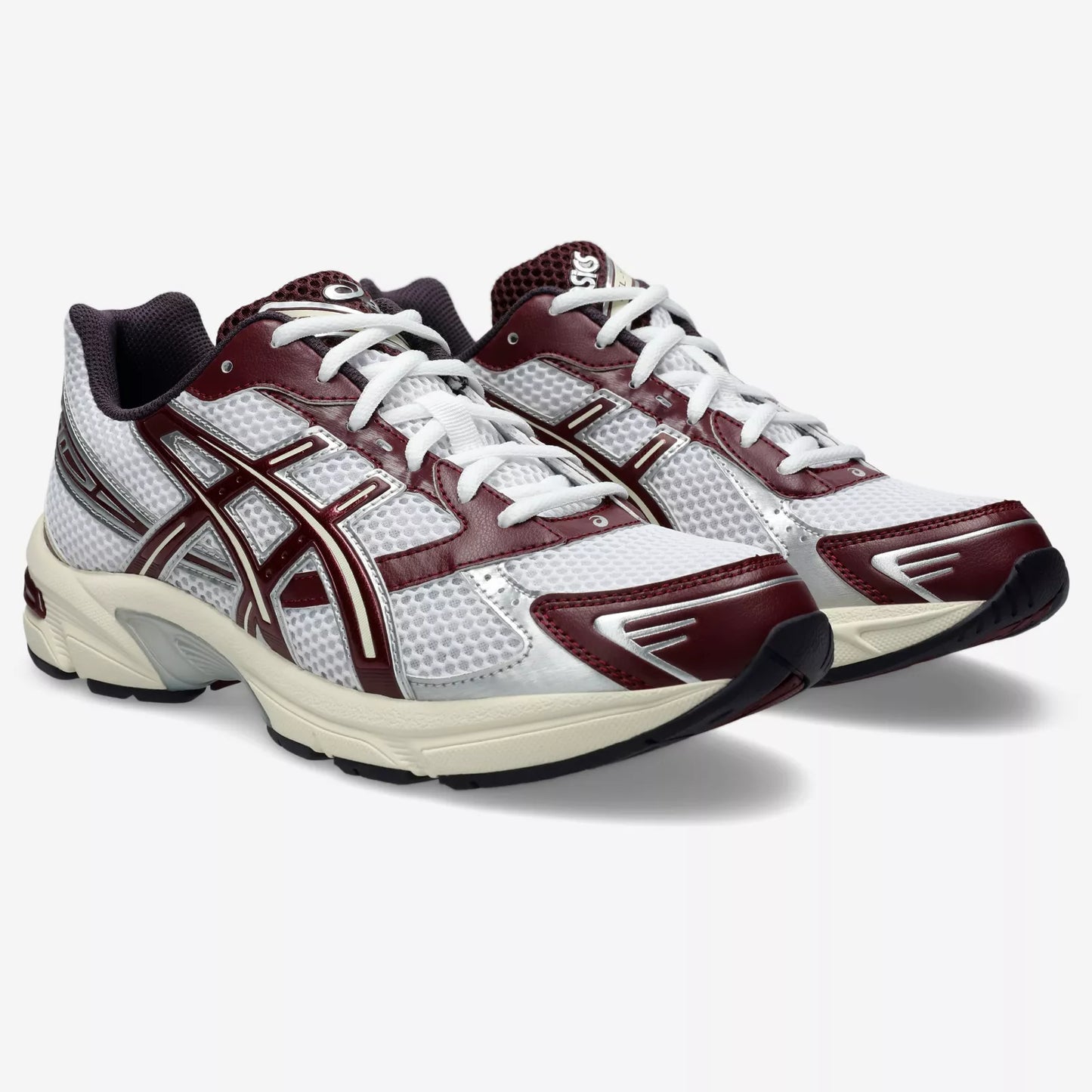 ASICS Gel-1130 White Maroon Banner
