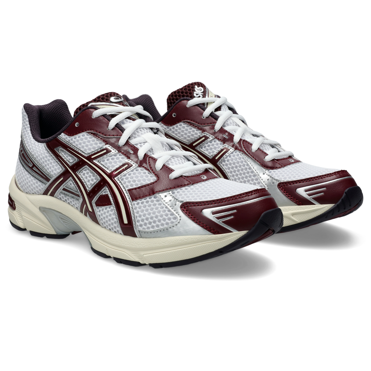ASICS Gel-1130 White Maroon Banner