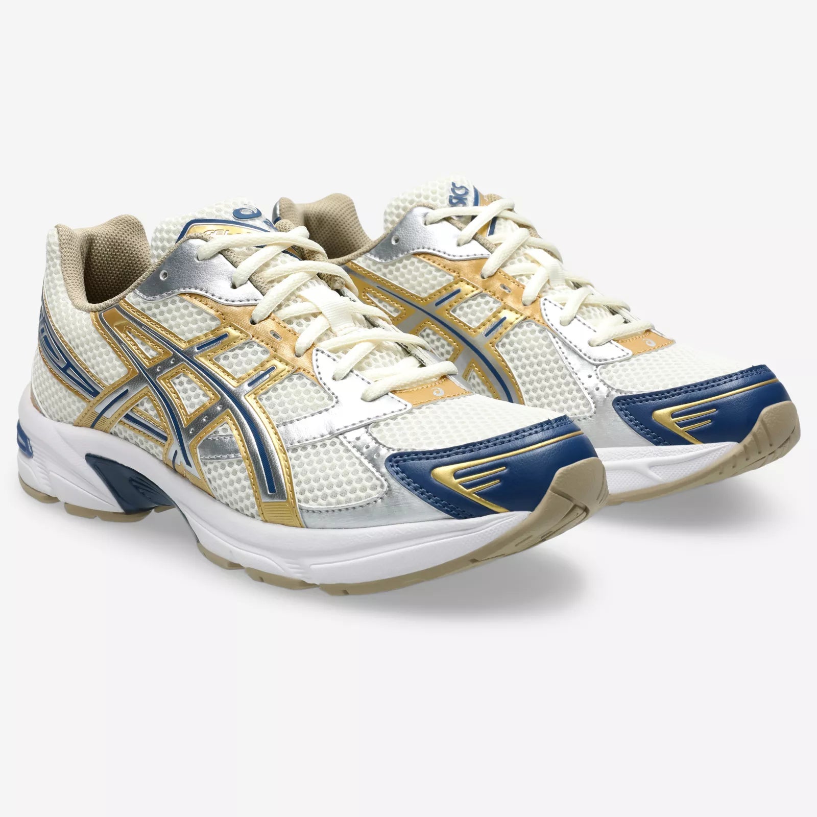 ASICS Gel-1130 Cream Pure Silver Gold Blue