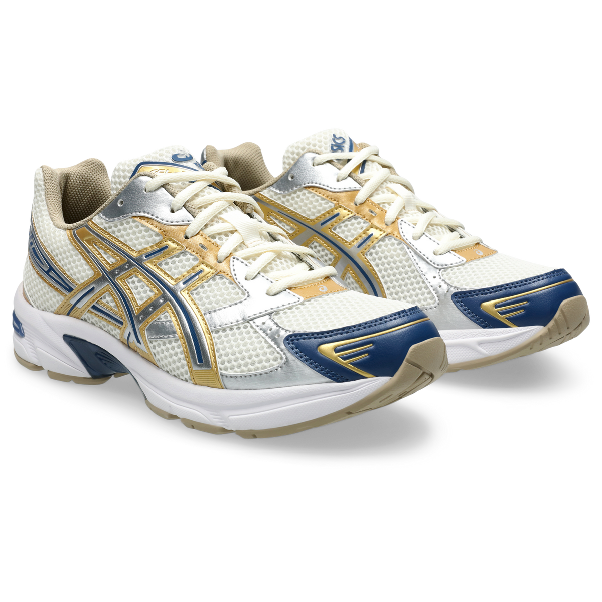 ASICS Gel-1130 Cream Pure Silver Gold Blue