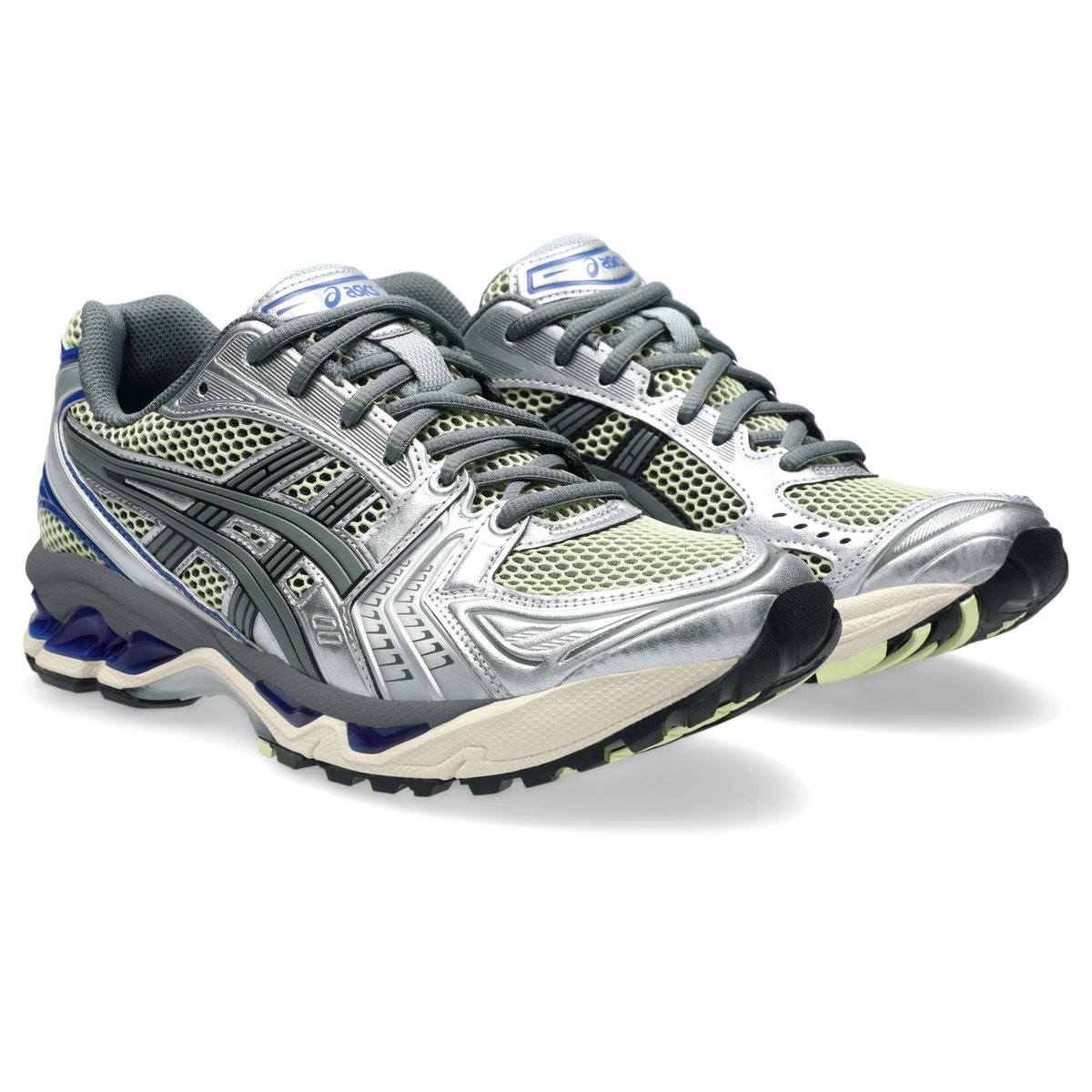 ASICS Gel-Kayano 14 Soft Yellow Asics Blue