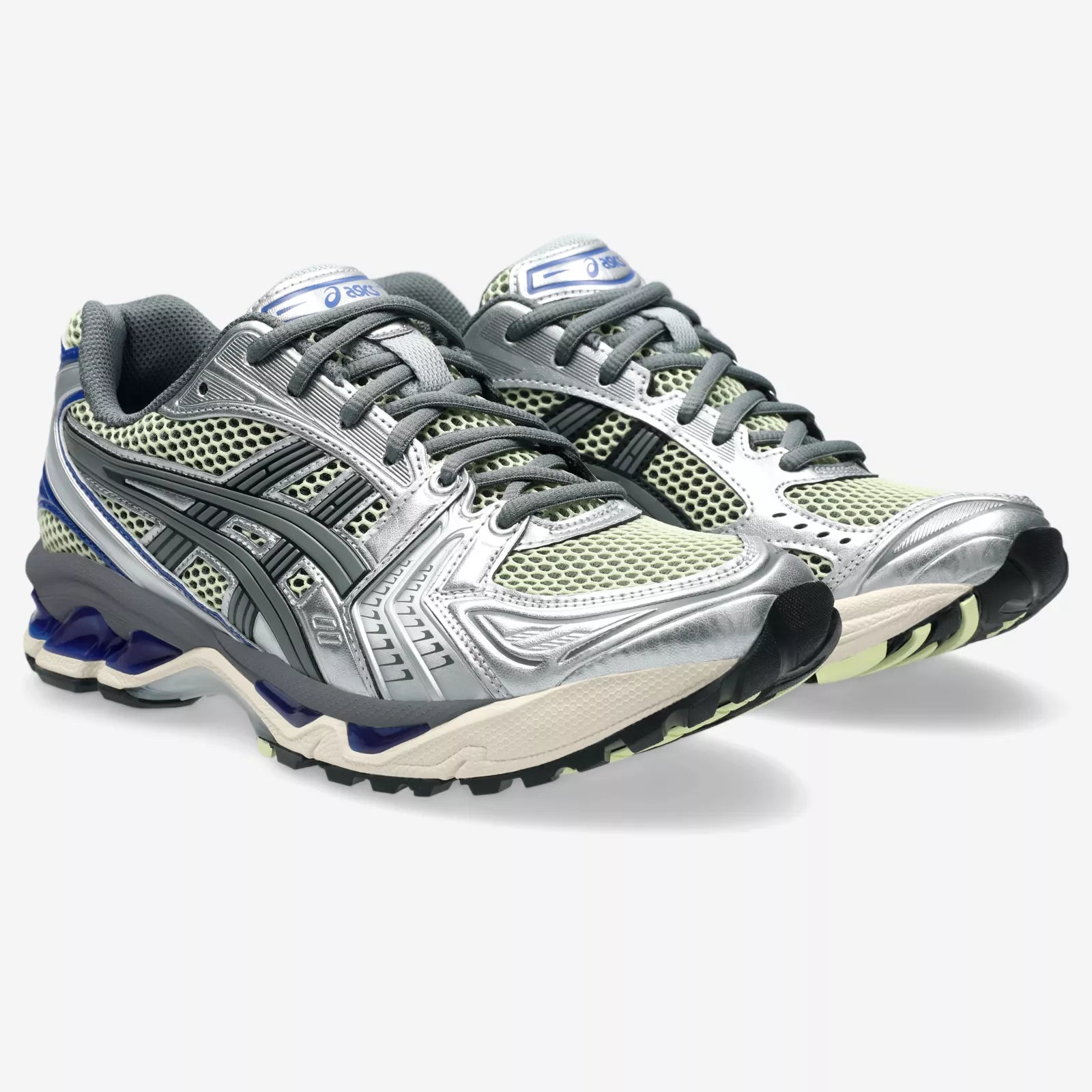 ASICS Gel-Kayano 14 Soft Yellow Asics Blue