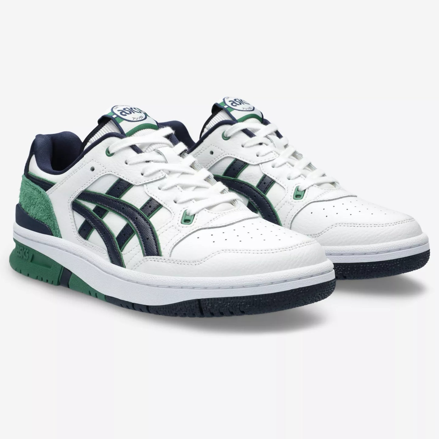 ASICS EX89 White Midnight Green