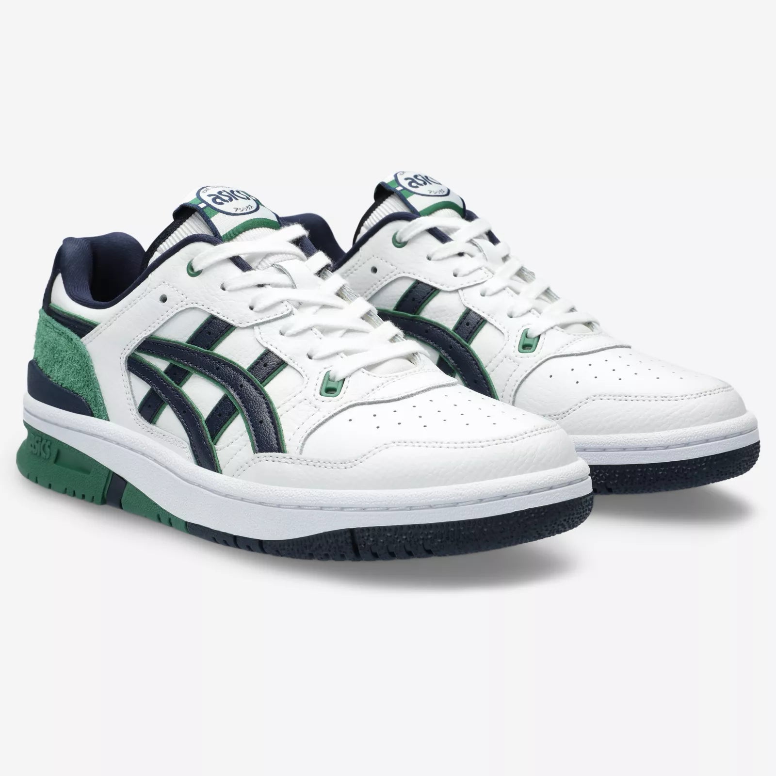 ASICS EX89 White Midnight Green