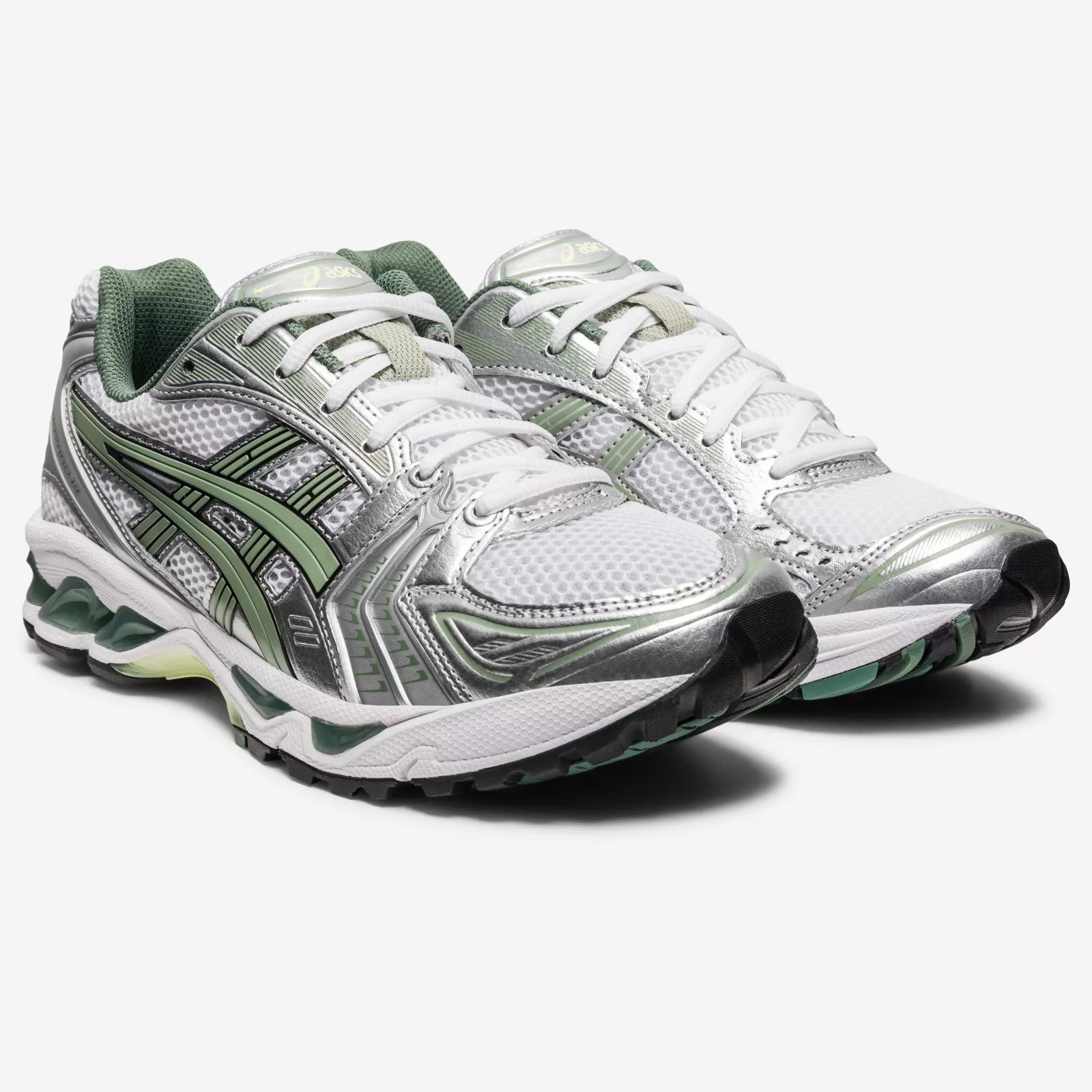 ASICS Gel-Kayano 14 White Pure Silver Slate Grey Sage