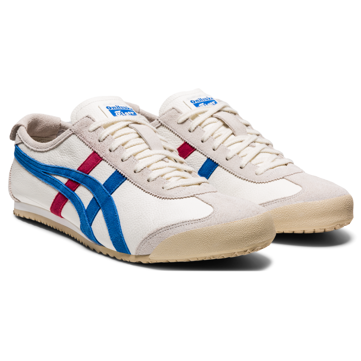 Onitsuka Tiger Mexico 66 Vintage White Directoire Blue Red