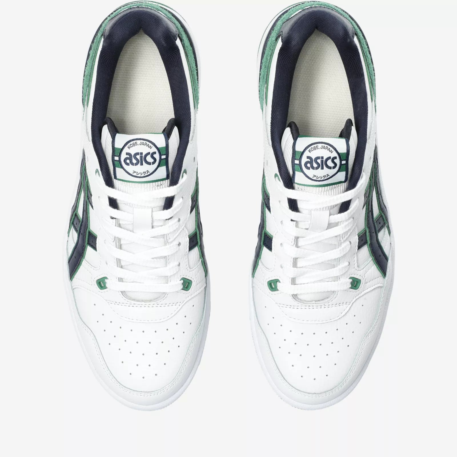 ASICS EX89 White Midnight Green