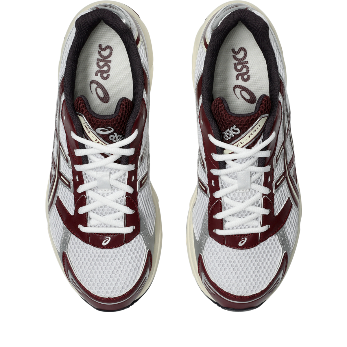 ASICS Gel-1130 White Maroon Banner