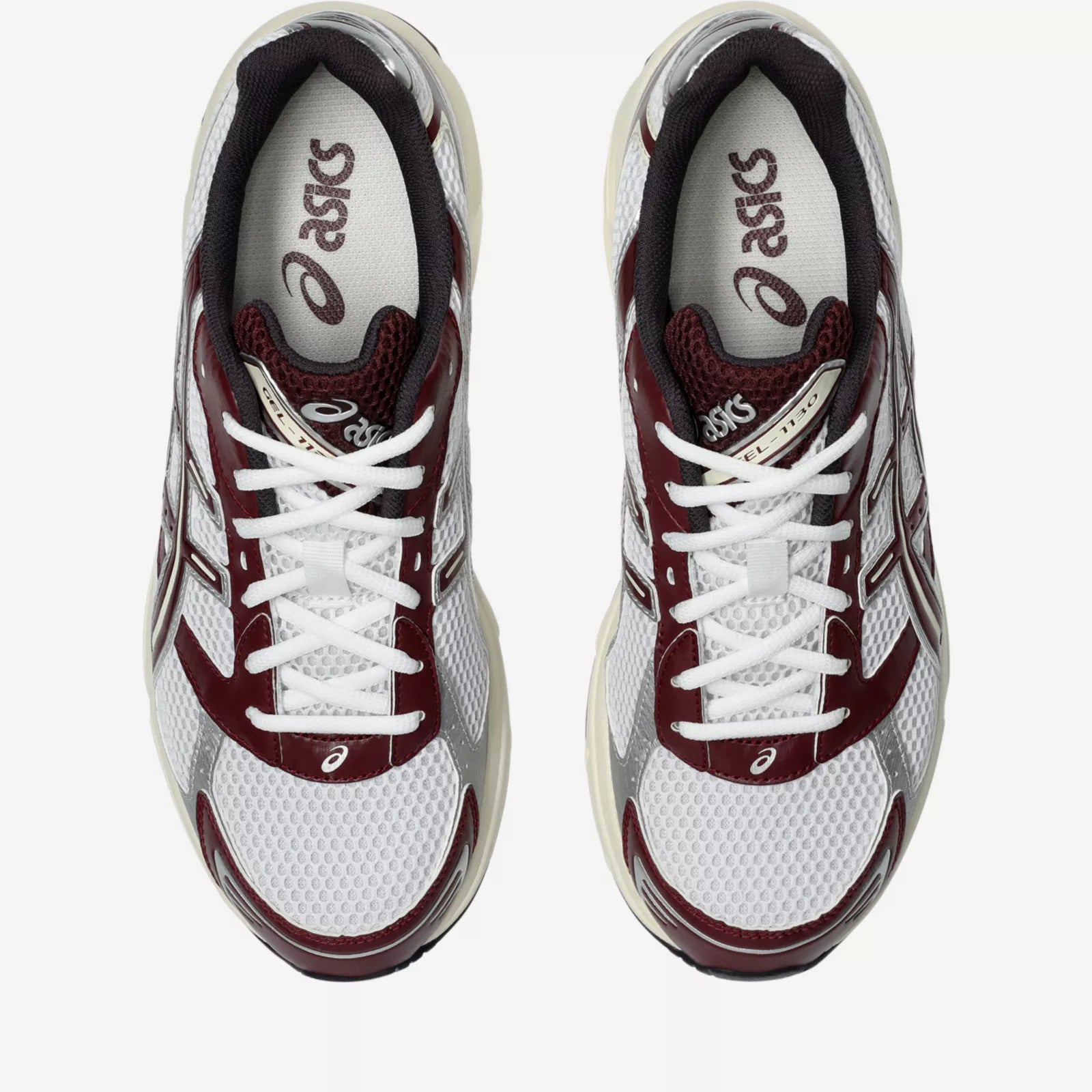 ASICS Gel-1130 White Maroon Banner