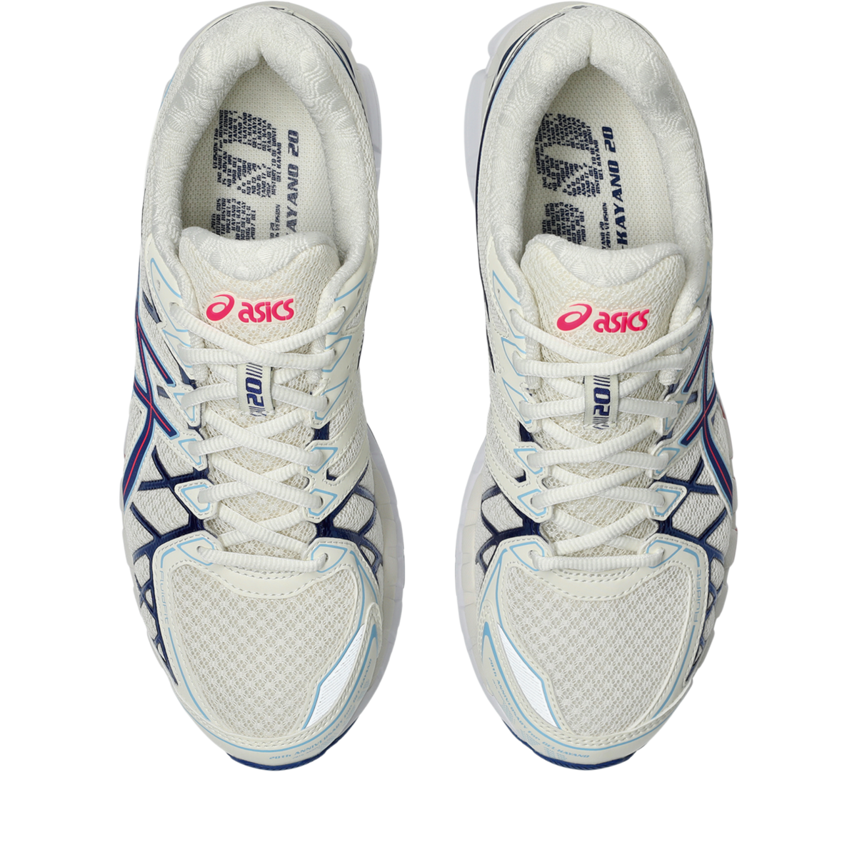 ASICS Gel-Kayano 20 Cream Blue Red