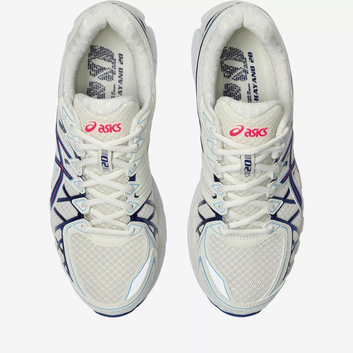 ASICS Gel-Kayano 20 Cream Blue Red