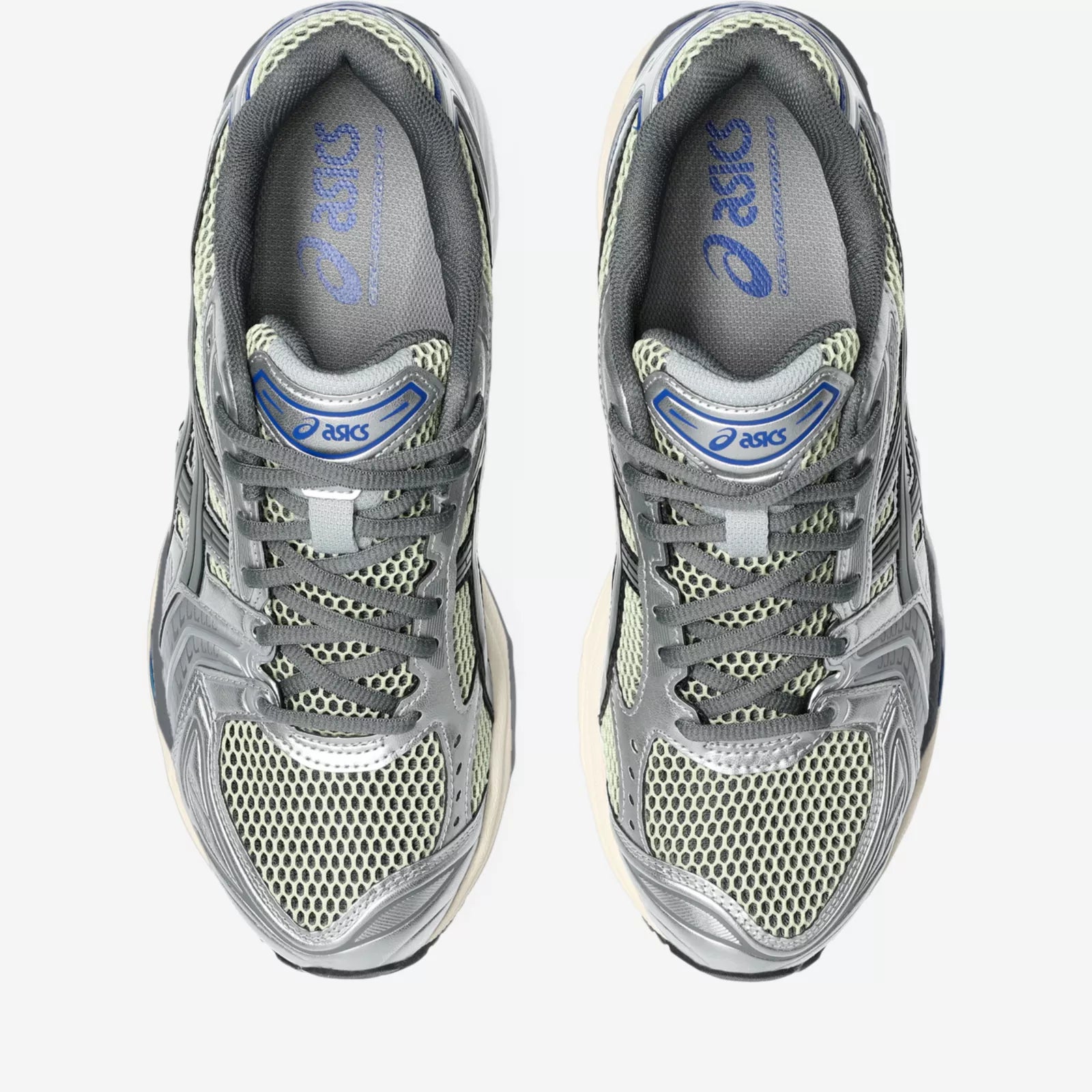 ASICS Gel-Kayano 14 Soft Yellow Asics Blue