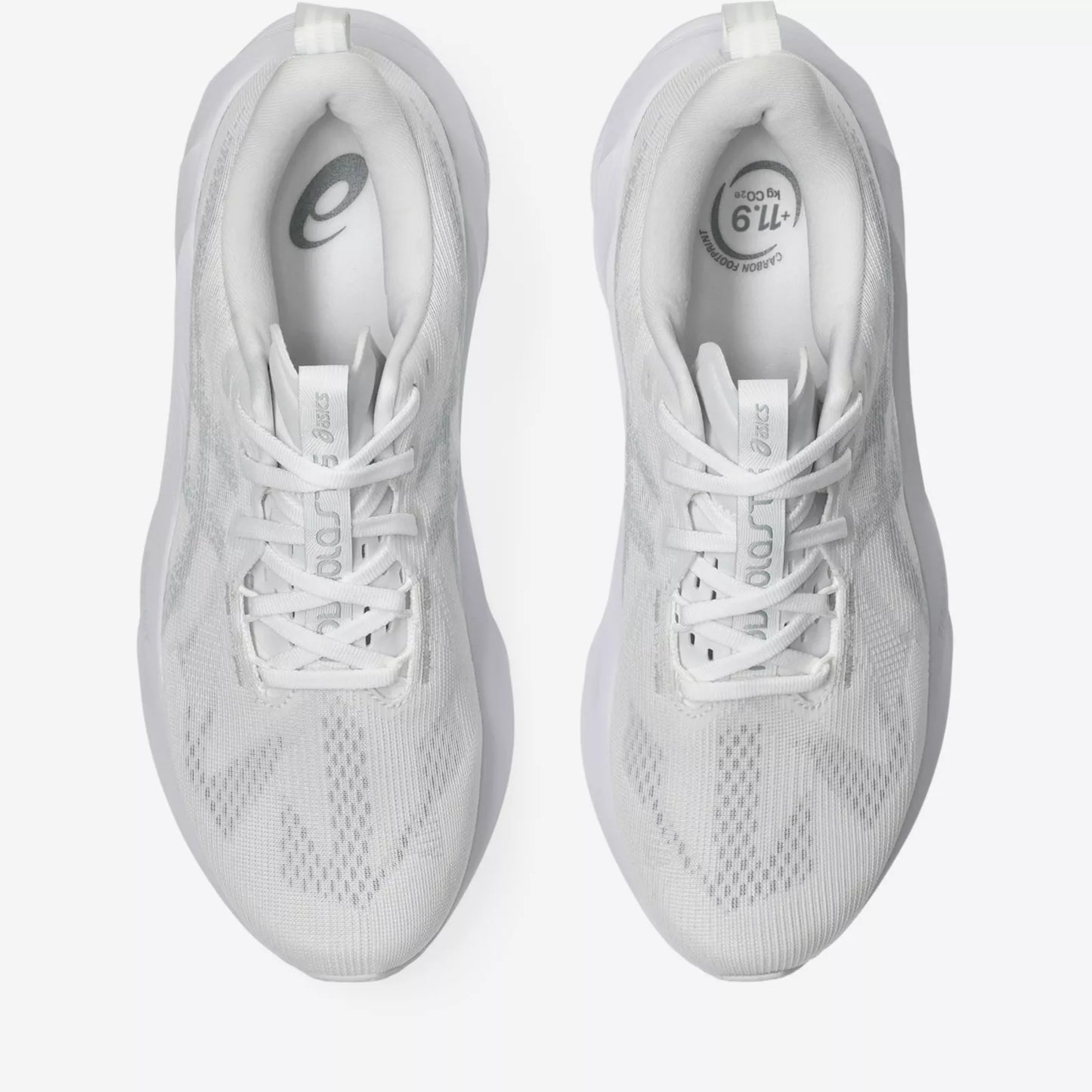 ASICS Novablast 5 White Piedmont Grey
