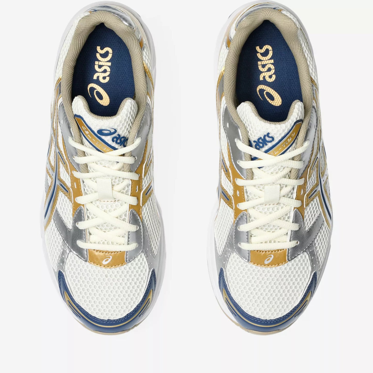 ASICS Gel-1130 Cream Pure Silver Gold Blue