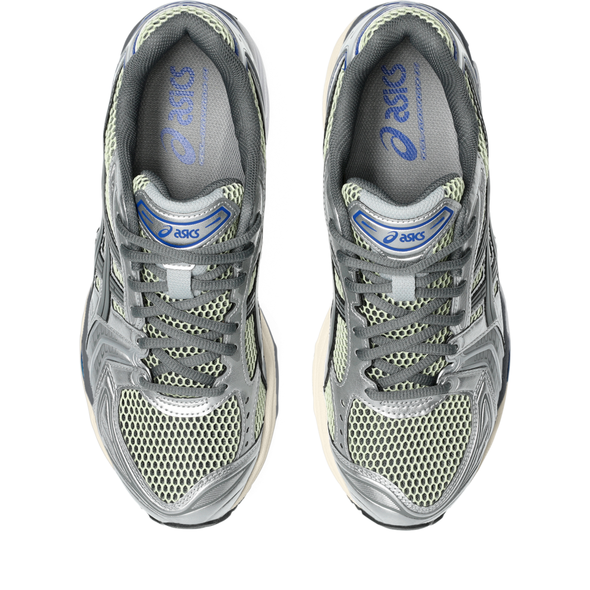 ASICS Gel-Kayano 14 Soft Yellow Asics Blue