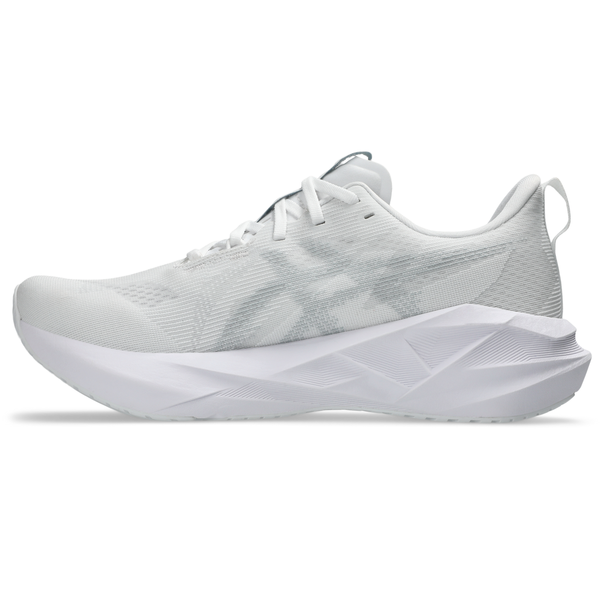 ASICS Novablast 5 White Piedmont Grey