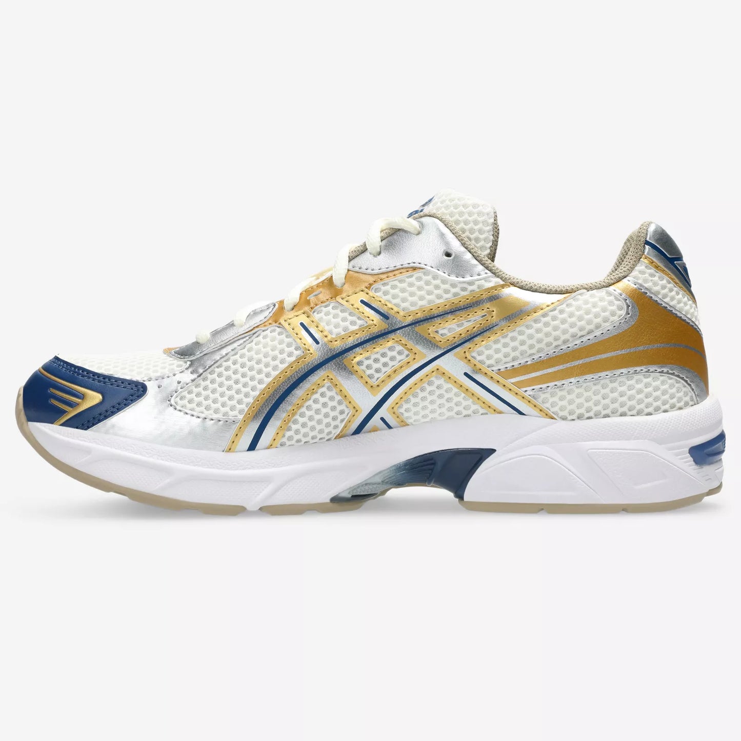 ASICS Gel-1130 Cream Pure Silver Gold Blue