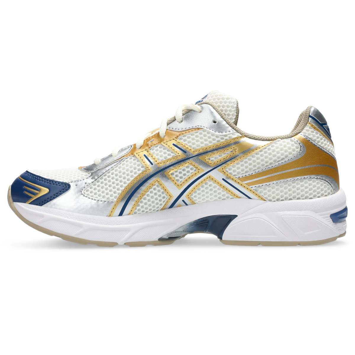 ASICS Gel-1130 Cream Pure Silver Gold Blue