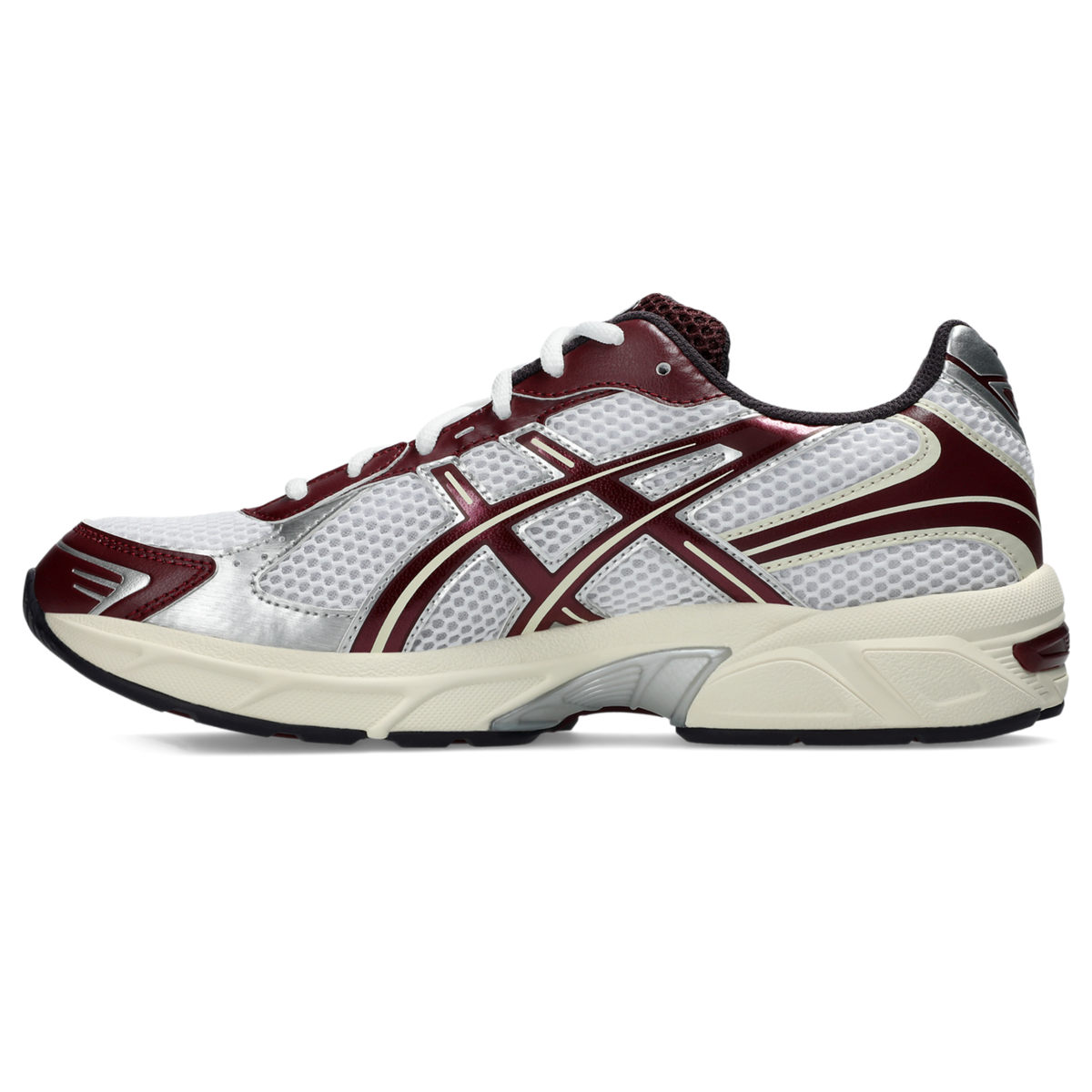ASICS Gel-1130 White Maroon Banner