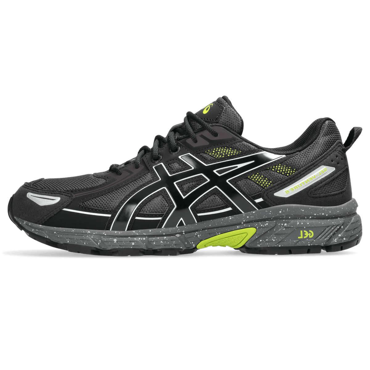 ASICS Gel-Venture 6 Obsidian Grey Black Lime