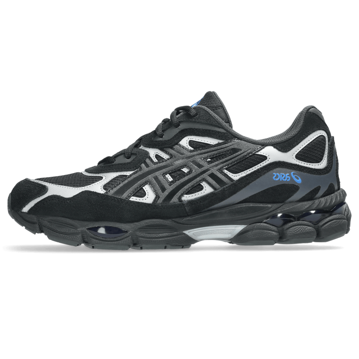 ASICS Gel-NYC Black Graphite Grey Blue